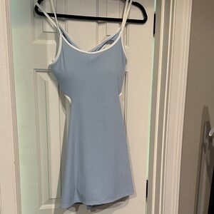 Light Blue medium athletic tennis dress with built in shorts. Like new